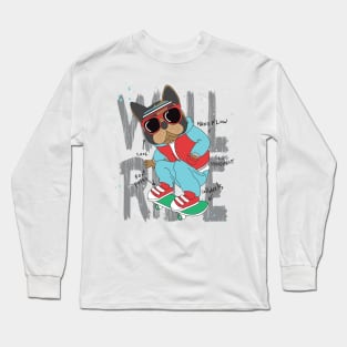 Will Ride Pug Long Sleeve T-Shirt